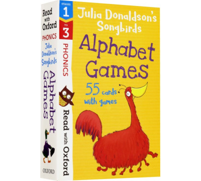 Read with Oxf: Stages 1-3. Julia Donaldson's Songbirds: Alphabet Games Flashcards