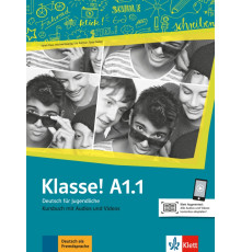 Klasse! A1.1. Deutsch f?r Jugendliche. Kursbuch mit Audios und Videos