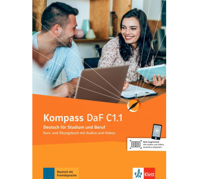 Kompass DaF C1.1, Kurs- Ubungsbuch mit Audios und Videos