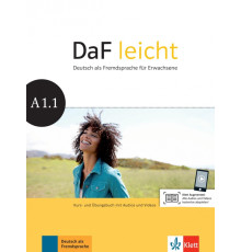 DaF leicht A1.1. Deutsch als Fremdsprache f?r Erwachsene. Kurs- und ?bungsbuch mit Audios und Videos