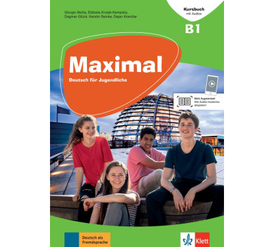 Maximal B1. Deutsch f?r Jugendliche. Kursbuch mit Audios und Videos