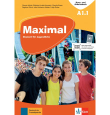 Maximal A1.1. Deutsch f?r Jugendliche. Kurs- und Arbeitsbuch mit Audios und Videos