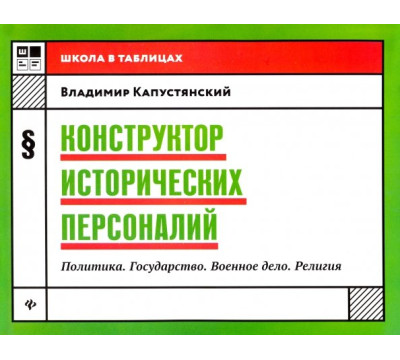 Конструктор исторических персоналий. Политика. Государство. Военное дело. Религия