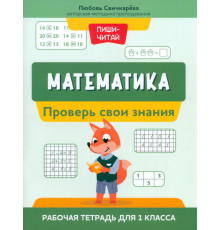 Математика. Проверь свои знания. Рабочая тетрадь для 1 класса